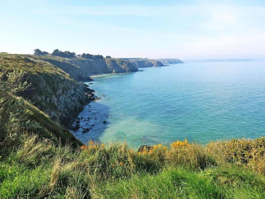 Appart Vue Mer-Au Pied Du Chemin De Randonnee " Bassan" Planguenoual Esterno foto